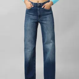 Only Blue Cotton Mid Rise Jeans-picture-21