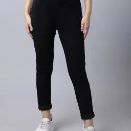 Cantabil Black Regular Fit Mid Rise Jeans-image-23