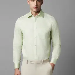 Louis Philippe Green Cotton Regular Fit Printed Shirts-picture-20