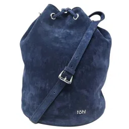 Tohl Blue Solid Large Handbag image 1