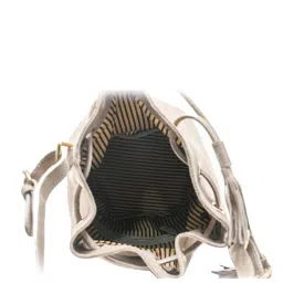 Tohl Beige Solid Large Handbag image 4