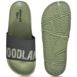Woodland Men's Olive Slides image 5
