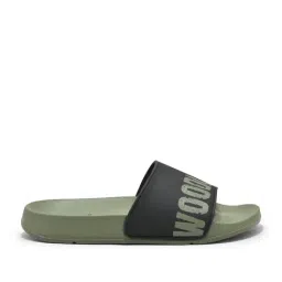 Woodland Men's Olive Slides image 2