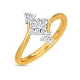 Kisna Diamond & Gold Jewellery Rebeka 18k (750) Diamond & Gold Ring For Women image 1