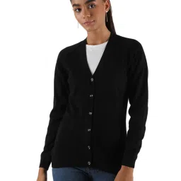 Monte Carlo Black Open Front Cardigan image 1