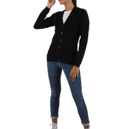 Monte Carlo Black Open Front Cardigan image 4