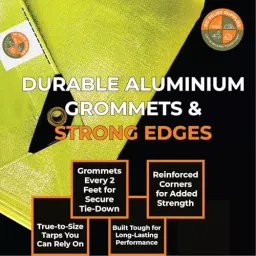 DDRS HDPE Tarpaulin ‎(Tripal) ‎Assorted 200 GSM & 4.57x5.49 m (15x18 ft) Size, DDRSHDPE200-15X18 image 2