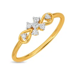 Kisna Diamond & Gold Jewellery Darcy 18k (750) Diamond & Gold Ring For Women image 1