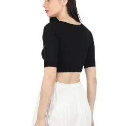 Monte Carlo Black Wool Open Front Cardigan image 2