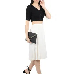 Monte Carlo Black Wool Open Front Cardigan image 4