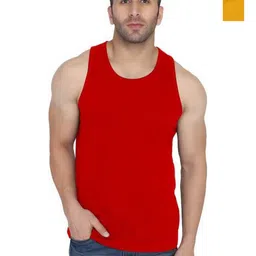 WOOSTRO Men Pack Of 2 Solid Round Neck Cotton Slim Fit T-shirts-picture-36