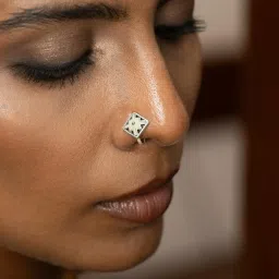 Shaya chaukhdi nose clip in oxidised 925 silver image 1