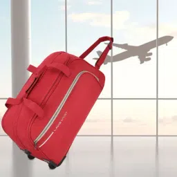 Lavie Sport Galactic M Medium Size 57 cms Wheel Duffle Bag  | 2 Wheel Duffle Bag  (Red)-image-90