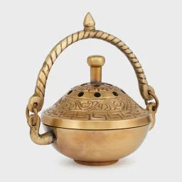 Fabindia Brass Metal Casted Mehnoor Diffuser image 1