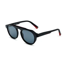 Etnia Barcelona Bir Sur Acetate and Metal Sunglass - Black Front and Grey Sides image 1