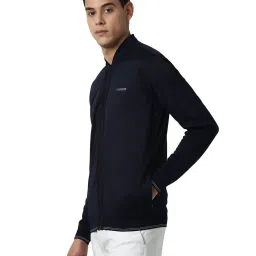Louis Philippe Navy Regular Fit Sweatshirt image 3