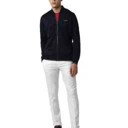 Louis Philippe Navy Regular Fit Sweatshirt image 4