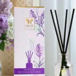 IRIS Ceramic Celeste French Lavender Reed Diffuser Set-image-18