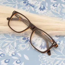 Ted Smith Brown Wayfarer Unisex Eye Frames image 1