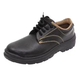 SLT-HUB Chota-King Shoes -01 Low Ankle Steel Toe Black & Brown Safety Shoes, Size - UK 9 (Pack of 12 Pairs)-picture-36