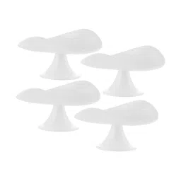 Clay Craft White Ceramic Dessert Stand - Set of 4 image 3
