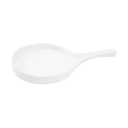 Clay Craft White Ceramic Serving Pizza Pan image 4