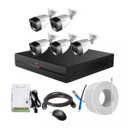 CP PLUS CCTV Combo Kit 2.4 MP Full Colour HD Audio Indoor & Outdoor with 8 Channel DVR, 5 Bullet Camera, 8 Channel SMPS, 70 m Copper Cable & Connectors-picture-34