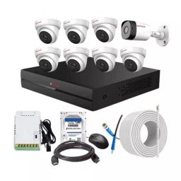 CP PLUS CCTV Combo Kit 2.4 MP Full HD Audio Indoor & Outdoor with 8 Channel DVR 1 Bullet, 7 Dome Camera, 8 Channel SMPS, 70 m Cable 2 TB HDD & Connectors-picture-17