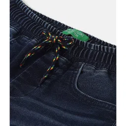 United Colors of Benetton Kids Navy Solid Shorts image 3