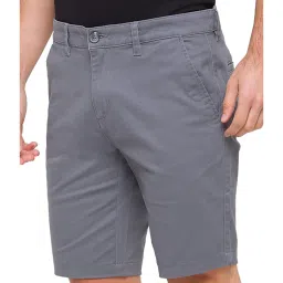 Giordano Grey Cotton Bermuda Shorts image 4