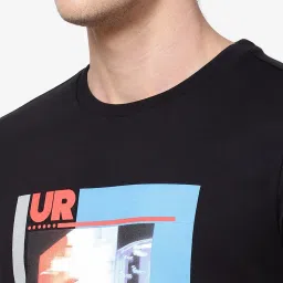 Lee Black Slim Fit Printed T-Shirt image 5