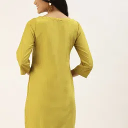 Belle Fille Yellow Regular Fit Dress image 2