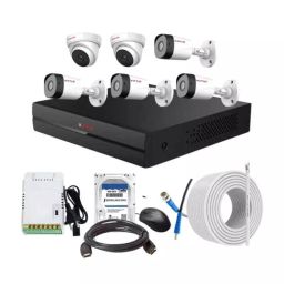 CP PLUS CCTV Combo Kit 2.4 MP Full HD Audio Indoor & Outdoor with 8 Channel DVR 4 Bullet, 2 Dome Camera, 8 Channel SMPS, 70 m Cable 2 TB HDD & Connectors-picture-21