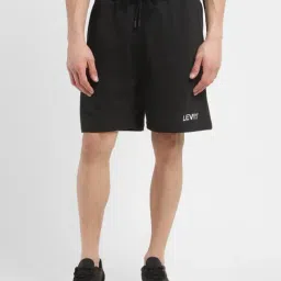 Levi's Black Cotton Regular Fit Sports Shorts-picture-38