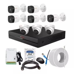 CP PLUS CCTV Combo Kit 2.4 MP Indoor & Outdoor with 8 Channel DVR, 3 Dome 5 Bullet Camera, 8 Channel SMPS, 70 m Cable, 1TB HDD & Connectors-picture-3