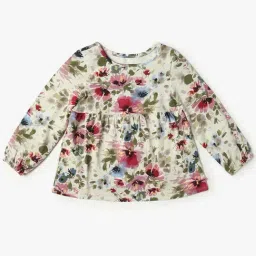 GAP Girls Multi Cotton Floral Top-image-95