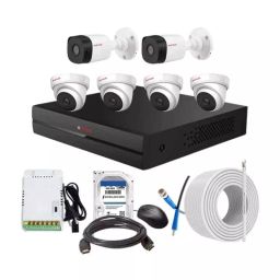 CP PLUS CCTV Combo Kit 2.4 MP Indoor & Outdoor with 8 Channel DVR, 4 Dome 2 Bullet Camera, 8 Channel SMPS, 70 m Cable, 500GB HDD & Connectors-picture-33