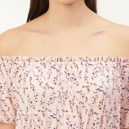 Elle Pink Printed Playsuit image 5