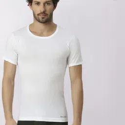 Frenchie White Cotton Skinny Fit Vest - Pack Of 6-picture-21