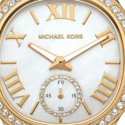 Michael Kors Women Leather Textured Straps Analogue Watch MK4818 image 4