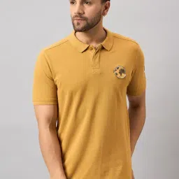 Club York Mustard Regular Fit Polo T-Shirt-image-79