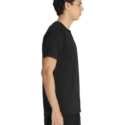 Puma Black Round Neck Yoga T-Shirt image 3