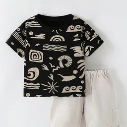 Xsole Boys Printed Short Sleeves T-shirt With Shorts-picture-44