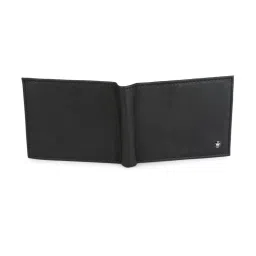 Louis Philippe Black Leather Bi-Fold Wallet for Men image 2