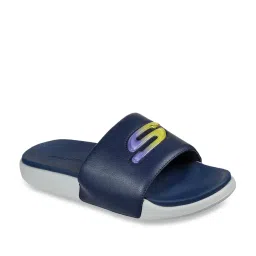 Skechers Men's GAMBIX 2.0 UTOPO Navy Slides image 2