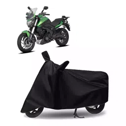 Auto Pearl Bike Cover for Bajaj Dominar 400 BS6 (Black)-picture-29