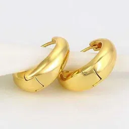 SHREE KRISHNA SHOPPING Gold-Plated Brass Earrings-picture-13