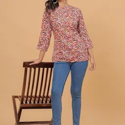 SUBLIKRAFT Women Paisley Printed Top image 4