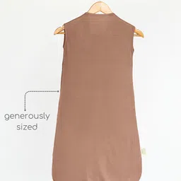 Cocoon Care Bamboo Sleeping Bag With Foot Opening for Babies 6-12 M Brown image 2