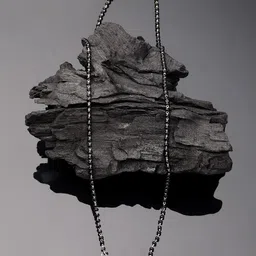 ADIVA Silver-Plated American Diamond Studded & Beaded Mangalsutra image 3